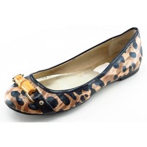 Anne Klein Size 5.5 M Brown‎ Flats Synthetic Women Shoes